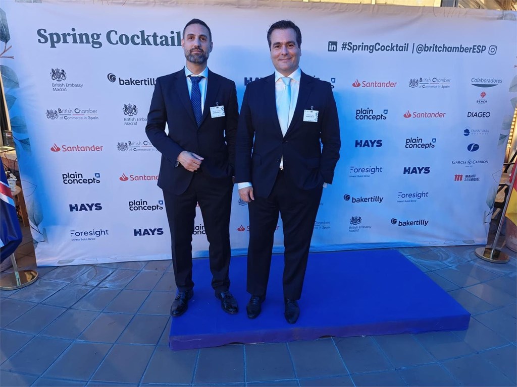 Spring Cocktail 2026 organizado por la British Chamber of Commerce in Spain.