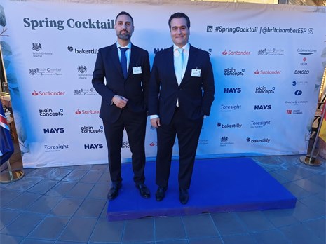 Spring Cocktail 2026 organizado por la British Chamber of Commerce in Spain.